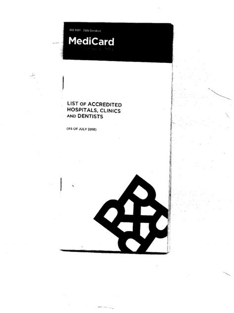 medicard accredited hospital|list of accredited hospitals.